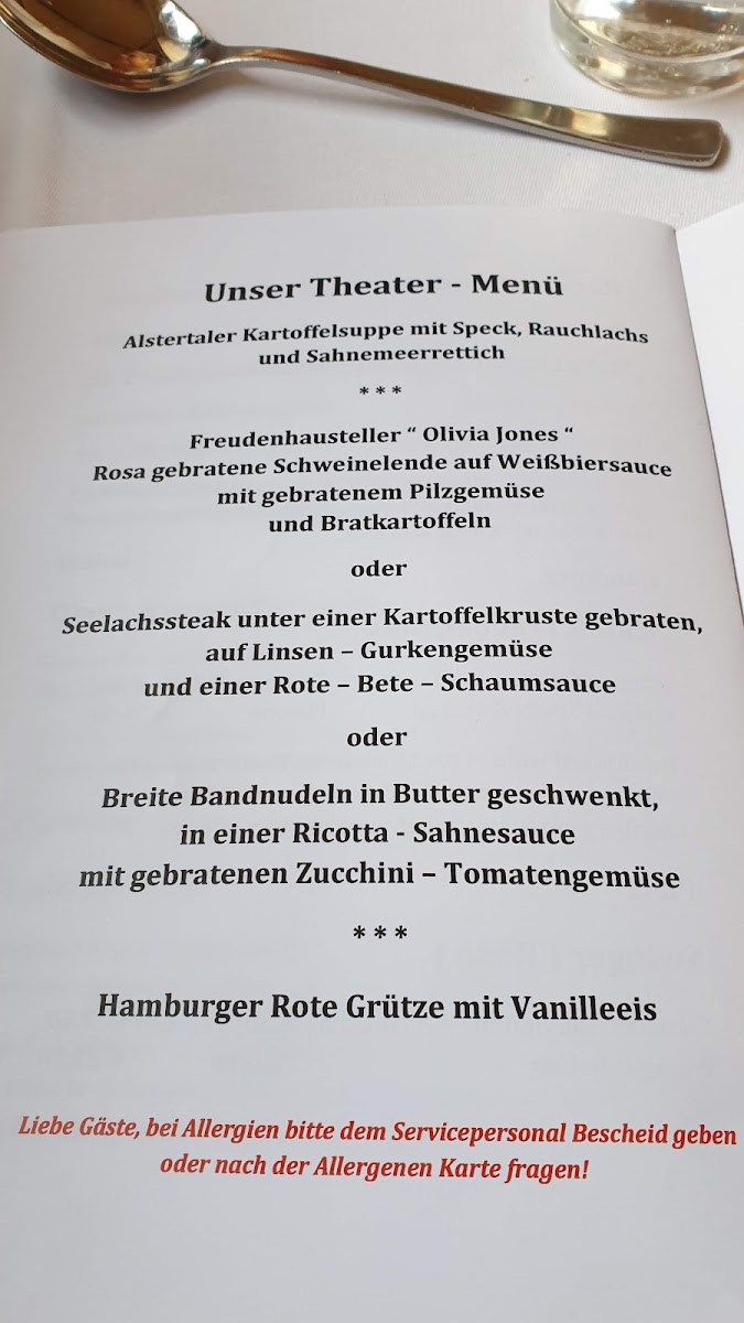Menu Restaurant Freudenhaus St. Pauli-10