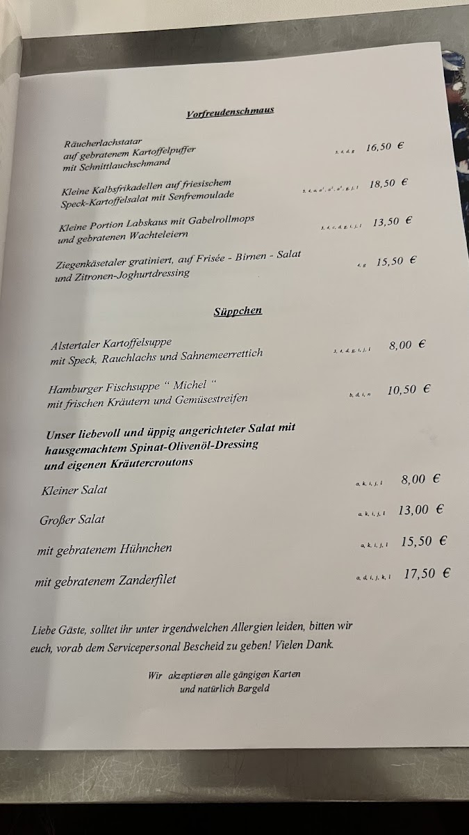 Menu Restaurant Freudenhaus St. Pauli-2