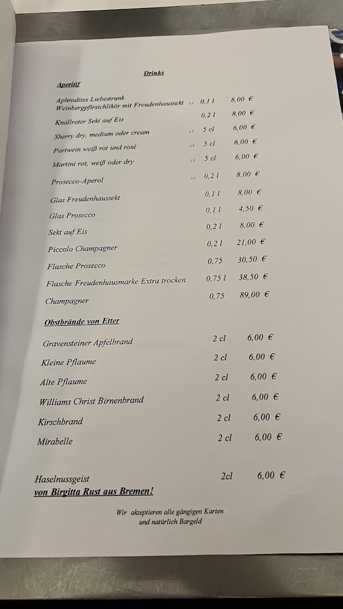 Menu Restaurant Freudenhaus St. Pauli-4