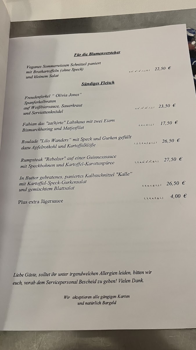 Menu Restaurant Freudenhaus St. Pauli-6