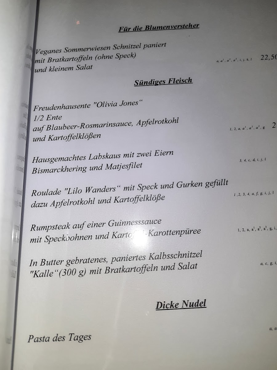 Menu Restaurant Freudenhaus St. Pauli-8
